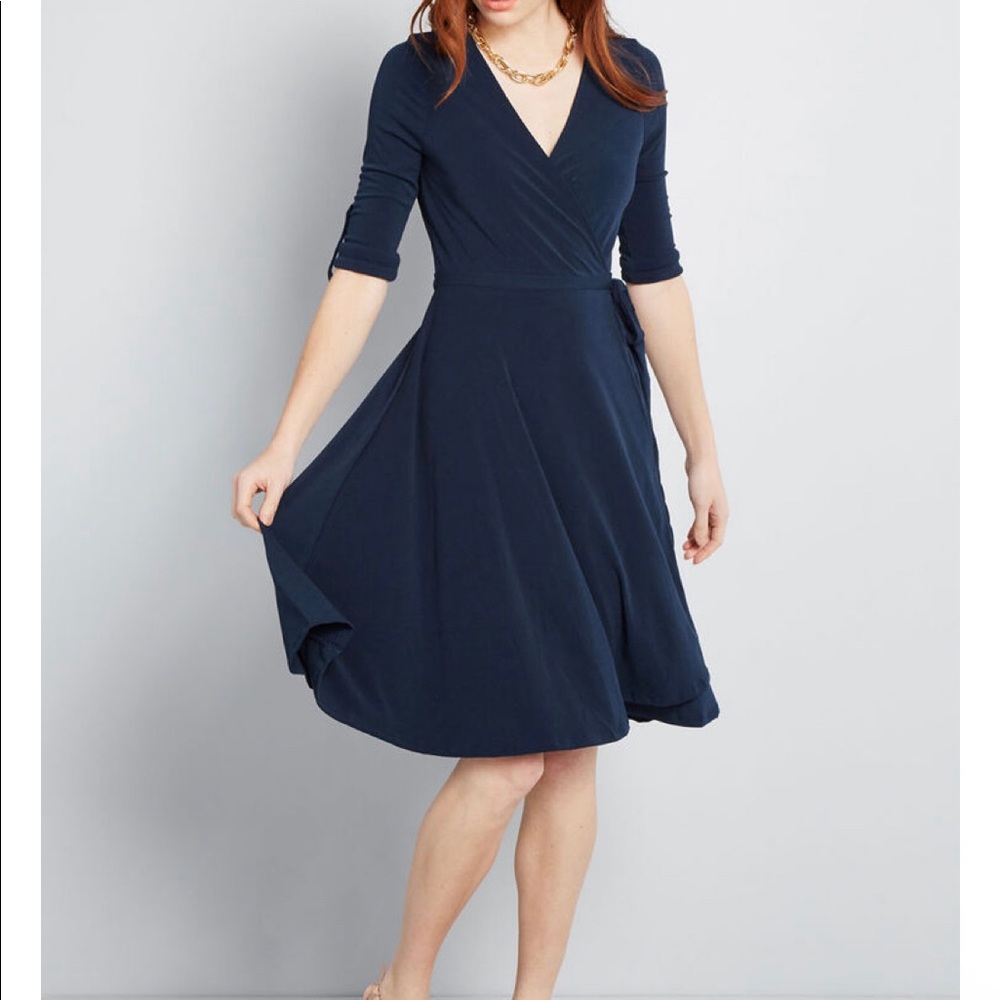Say Yes to Timeless Wrap Dress